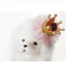 かわいいレースプリンセスクラウン犬猫ペットヘアクリップ結婚式の誕生日パーティー写真の装飾ペット用品キティPuppy GC2のギフト