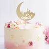 Topper per torta in acrilico, decorazione per torte, feste, stick sicuro, celebrazioni di Eid Mubarak