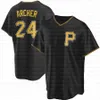 Mujeres Jóvenes 55 Josh Bell 2020 Roberto Clemente Chris Archer Starling Marte Willie Stargell Gregory Polanco Trevor Williams Camiseta de béisbol