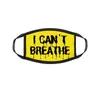 "Jag kan inte andas" tryckt ansiktsmask mode trend dammskyddad tvättbar återanvändbar andningsskydd Mask 8 stil EEA1694