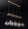 Americano Retro RH Loft Hetero Led Chandelier, Metal, Vidro Globos Shades Pendant Chandelier Luminárias 90-260V MYY