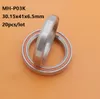 20pcs MH-P03K 30.15x41x6.5mm rubber seal deep groove ball bearing for bicycle bottom bracket bearing 30.15*41*6.5mm