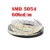 Umlight1688 SMD 5054 LED Strip 60LED 120 LED Flexible Tape Light 600LEDS 5M/ROLL DC12V more bright than 5050 2835 5630 Cold white