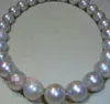 14-17mm große sea south pearl necklace white 18inch925s kkk