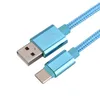 Câbles en nylon tressés plus épais de 1m 2m 3m OD 5.0, câble Micro Usb de Type c en alliage pour samsung s6 s7 edge s8 s9 htc