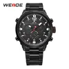 WEIDE Mens Sport Top Luxury Brand Movimento al quarzo Resistente all'acqua Relojes Hombre Fashion Casual Alarm Orologio da polso digitale