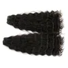 Wycofanie Super Dwuosobowe Naturalne Głębokie Wave Brazylijskie Dziewicze Human Hair Bundles 2 Pakuje Nieprzetworzone Natural Color 18 "Dostępny