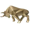 Skulptur Bull Statue Harz Bullen Nordic Dekoration Home Decor Desktop Statuen Abstrakte Figur Büro Home Dekoration Cabinet2666