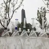 Speciaal ontwerp Glas Bong Gratis Type Glas Water Pijp Cool Gevoel Hoofdstuk Roken Hookahs Recycler Olierouts met Kom 100% ECHTE afbeelding