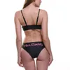 2019 mode nouvelles femmes lettre imprimer nageur costume push-up Pad mode Sexy maillots de bain maillots de bain ensembles M #3