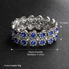 New Elastic Crystal Designer Pulseira Moda Diamante Coração Crown Charme Pulseiras Bangle Cuff Snap Jóias Frete Grátis