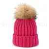Chapeaux de bonnet en tricot en tricot mignon bébé hiver chaussette chaude pompe pompom chapeau enfant en plein air cuivre de ski tta16972290923