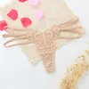 100pcs Sexy Women Thongs Panties Low Waist Transparent Embroidery butterfly G String Intimates Women Lingerie Underwear Girl Thongs