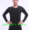 Top Soccer quick drying sports tights long sleeve men football training base shirt running Yoga suit breathable fitness suit Training yakuda