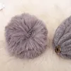 Beanie/Kafatası Kapakları Sahte Kürk Pompomlar Kış Şapkaları Kadınlar için Kış Şapkaları Kız Kafa Kafa Beanes Kalın Kabartılı Top Kadın Moda Sıcak Hat1 Eger22