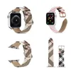 Lederen band voor Apple Watch 5 Band 44mm Iwatch Series 4 3 2 Smart Accessoires 42mm Lus 38mm Armband Vervanging 40mm