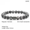 Natural 8MM Lava Stone Turquoise Tiger Eye Beads hematite Bracelet Diy Aromatherapy Essential Oil Diffuser Bracelet For women men jewelry