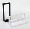 230x90x20mm Clear PET Membrana box Holder Floating Display Case Orecchino Gemme Anello Gioielli Sospensione Scatola di imballaggio SN1325