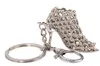 Sko Keychain Kvinnor Högklackade Key Chains Ring Purse Hängsmycke Väskor Bilar Sko Ringhållare Kedjor Key Ringar för Kvinnor Gåvor