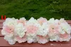 Ny simulering Dahlia Rose Road Arch Silk Flowers DIY Wedding Decoration Props Blommor Bröllop Konstgjorda Blommor