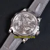 Högkvalitativ antoine Preziuso 3 Tourbillon Design Dial Japan Automatiska mekaniska män Titta på Sapphire 316L Steel Case Sport Watche276i