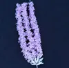 2pcs artificiell tidig lila blomsträng för växtvägg Bröllopslandskap Archway rekvisita hem Hotal Office Bar Dekorativ