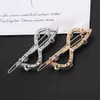 Mode Luxe Designer Pearl Crystal Make Up Hair Clips Bowknot Shaped Side Hairs Grips voor Vrouwen Meisjes