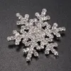 AiNian vente dame mode broches charmant cristal strass broche licorne grand flocon de neige broche broches bijoux Broches GB1418