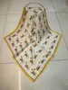 new girls womens 53cm SQUARE 100% Real Mulberry SILK SCARF Silk Satin Neckerchiefs factory sale MIXED 20 pcs/lot #4116