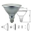 PAR38 LED RGB Floodlight Bulb Outdoor 10W 20W 30W Vattentät Dimbar Färgbyte LED E27 Lawn Lampa med fjärrkontroll för semester