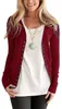 Cardigan à boutons-pression pour femmes dames automne à manches longues noir élégant point ouvert pull mince manteau en tricot