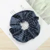 Kadınlar Kız at kuyruğu Tutucu Halat için büyük kış Kadife Çizgili Saç Scrunchies Tie Aksesuarları Saç scrunchie Saç bantları Bantlar FQ1020B