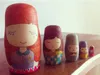 muñecas rusas de madera de la jerarquización