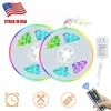 SMD 5050 30LEDs 5M 150LEDs 10M 300LEDs Waterproof RGB LED Strips with 44 key RF Remote Contro12V 3A Power Supply