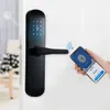 Smart Electronic Lock App + Touch Password + Key + Card + Pilot 5 Way Drzwi Lock Electronic Hotel - L