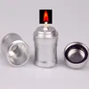 알루미늄 알코올 램프 물 담보 액세서리 흡연 실험실 용품 금판 스테인리스 스틸 미니 알코올 램프 금속 알코올 라이트 선물