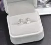 2019 Gioielli di moda Orecchini in argento sterling 925 placcato Filo trafilato Orecchini a forma di corona smerigliata per orecchini da donna / amante 15 paia