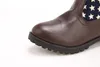 size 33 to 42 to 46 chic stars and stripes mid calf boots black brown designer booties sexy designer shoes tradingbear