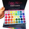 Maquillage Beauté Glazed Color Fusion Palette de fard à paupières 39 couleurs Ombre à paupières sur le maquillage arc-en-ciel Ultra Shimmer Matte Highlighter Palette DHL