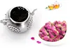 Roestvrijstalen thee-infuser theepot lade thee zeef teateren accessoires keukengereedschap thee infuser theepot vorm