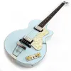 NEW 125th Anniversary 1950 Hofner Contemporary HCT 500/2 Violin Club Bass Light Green Electric Guitar 30" short scale, White Pearl Pickguard
