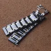 Yüksek Kalite Seramik Watchband Kayış Bilezik Siyah altın Moda Saatler aksesuarları ile 20mm Samsung Dişli S2 S3 Galaxy Için 22mm 46mm 42mm