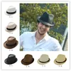 Kaliteli Panama Şapkaları Havalandırıcı Hip Hat Caz Şapkası Fedora Şapkası Erkek Kadın Güneş Şapkaları Yaz için cimri Şapkalar