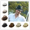 Chapéu panamá de qualidade ventilar chapéu de palha jazz chapéu fedora chapéu masculino feminino chapéus de sol chapéus de aba mesquinha para o verão