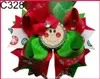 5 Stück Weihnachts-Haarschleifen, Zuckerstangen-Schleife, Weihnachtsmann-Haarspange, Rentier, Urlaub, Frohe Weihnachten, Haarschleife B7407143