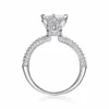 Choucong El yapımı söz taç yüzüğü 925 STERLING Gümüş Elmas CZ Nişan Düğün Bandı Kadınlar İçin Erkek Mücevherleri1942