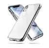 لـ iPhone 11pro Max XR/XS Max x/8plus شفاف واضحة واضحة ومكافحة للهاتف المحمول TPU