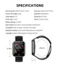 Smart Watch Donna Uomo Smartwatch per Android IOS Elettronica Smart Clock Fitness Tracker Cinturino in silicone Smart-watch Ore