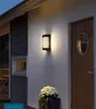 Muro Outdoor Sconce 12W Luzes LED de parede à prova de água Fixture 3000K Quente Luz Luzes de parede moderno bar para Porch Corredor Exterior Lighting