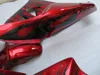 Kit de carrosserie de carénage d'injection pour KAWASAKI Ninja ZZR600 ZZR 600 05 06 07 08 ZZR600 2005 2008 ensemble de carénages rouge noir + cadeaux KU22